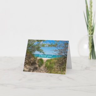 Lake Michigan Tranquillity Thank You Card