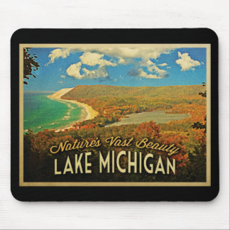 Lake Michigan Vintage Mouse Pad