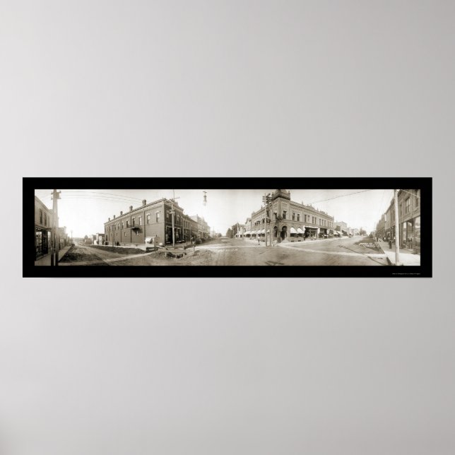 Lake Mills, IA Photo 1908 Poster (Front)