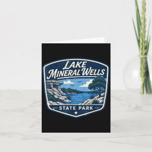 Lake mineral wells state park outdoor nature card