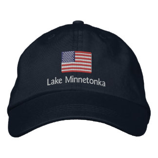 Lake Minnetonka American Flag Hat