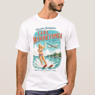 Lake Minnetonka Vacation Destination Retro T-Shirt