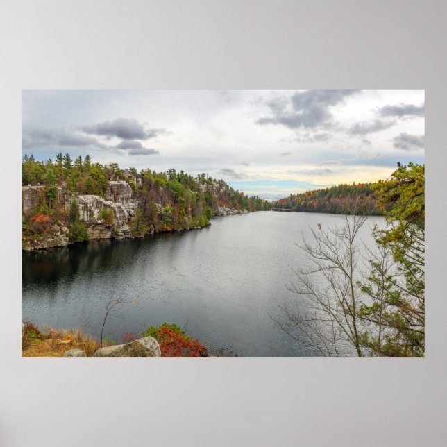 Lake Minnewaska Panorama Poster (Front)