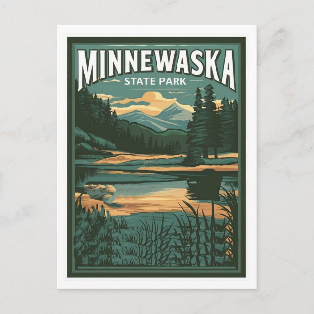Lake Minnewaska State Park Postcard (Front)