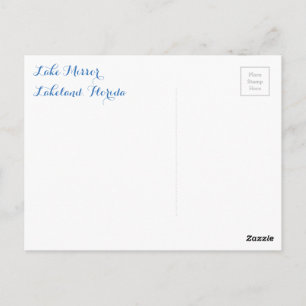 Lake Mirror - Lakeland, Florida postcard