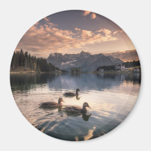 Lake Misurina Dolomites, Italy Magnet