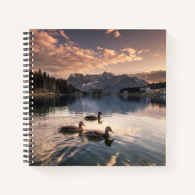 Lake Misurina|Dolomites, Italy Notebook (Front)