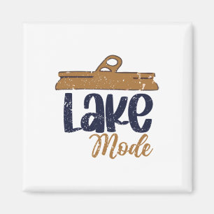 Lake Mode Camping Camper Lake Life Summer Vacation Magnet