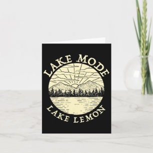 Lake Mode Lake Lemon Camping Indiana Camper Family Card