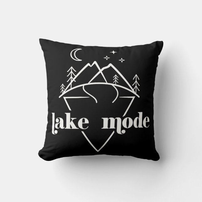 Lake Mode Modern Boho Cushion (Front)
