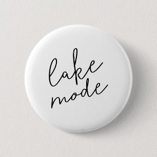 Lake Mode Women Camping Summer Vacation 6 Cm Round Badge
