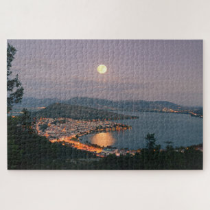 Lake Moon Kastoria Greece Jigsaw Puzzle