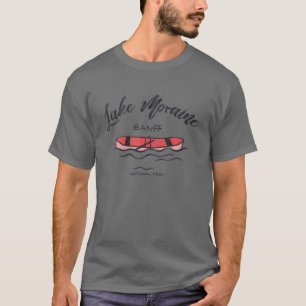 Lake Moraine Banff National Park Canada Boat Club T-Shirt