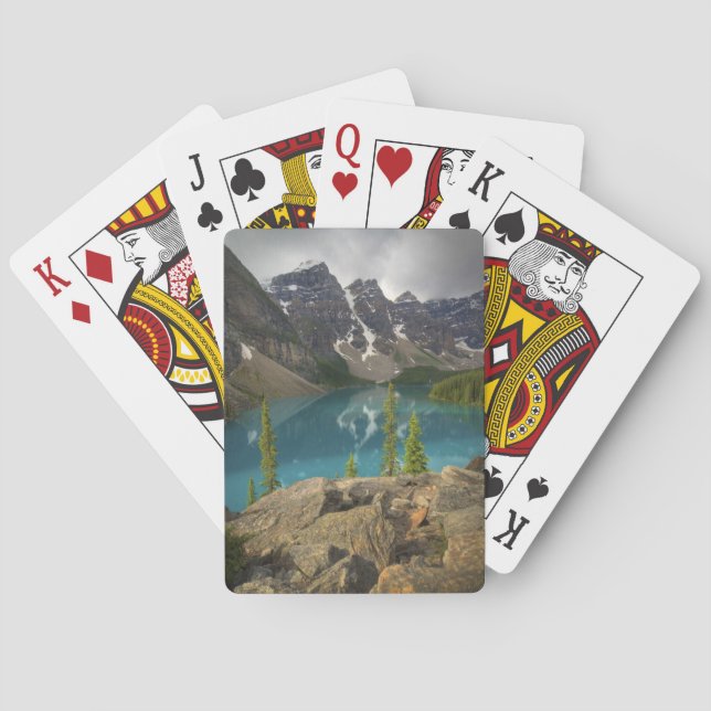 Lake Moraine Canadian Rockies Playing Cards (Back)