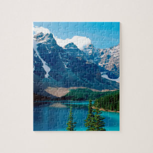 Lake Moraine Park Canada Jigsaw Puzzle