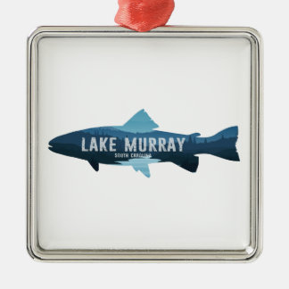 Lake Murray South Carolina Fish Metal Ornament