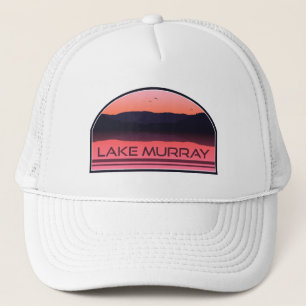 Lake Murray South Carolina Red Sunrise Trucker Hat