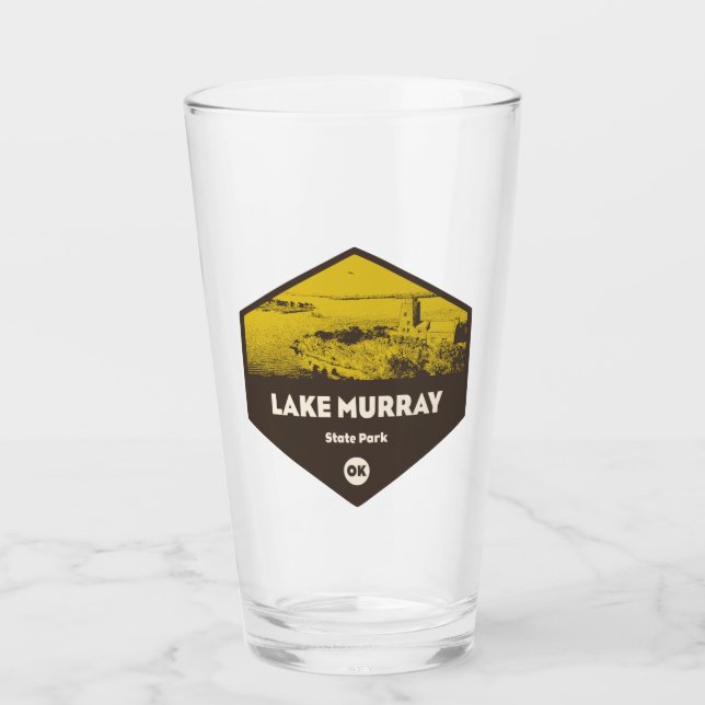 Lake Murray State Park Oklahoma Glass (Front)