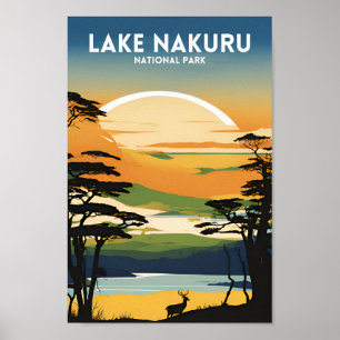 Lake Nakuru National Park Poster