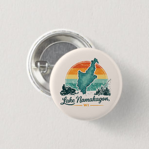 Lake Namakagon, WI 3 Cm Round Badge