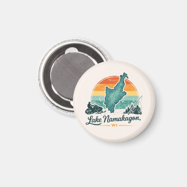  Lake Namakagon, WI  Magnet (Front/Back)