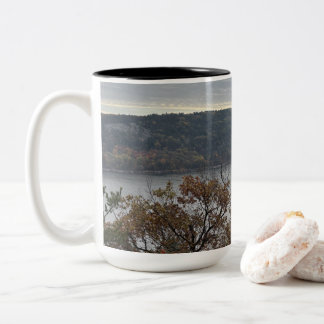 Lake Nature Two-Tone Coffee Mug