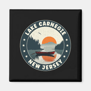 Lake Negie New Jersey Sunset T Shirt Magnet