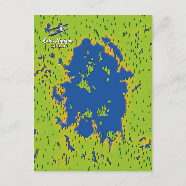 Lake Nipigon Invitation Postcard (Front)