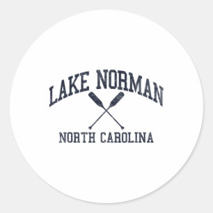Lake Norman North Carolina Classic Round Sticker