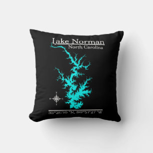 Lake Norman North Carolina Coordinates Cushion