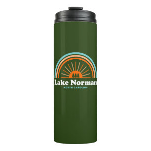 Lake Norman North Carolina Rainbow Thermal Tumbler