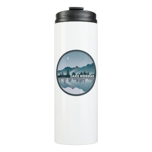 Lake Norman North Carolina Reflection Thermal Tumbler (Front)