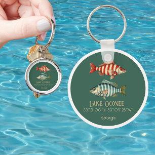 Lake Oconee Georgia souvenir Key Ring