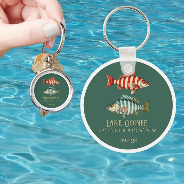 Lake Oconee Georgia souvenir  Key Ring (Creator Uploaded)