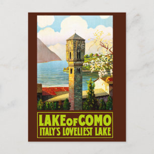 Lake of Como Italy's Loveliest Lake,  Postcard