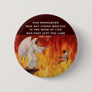 Lake of Fire 6 Cm Round Badge