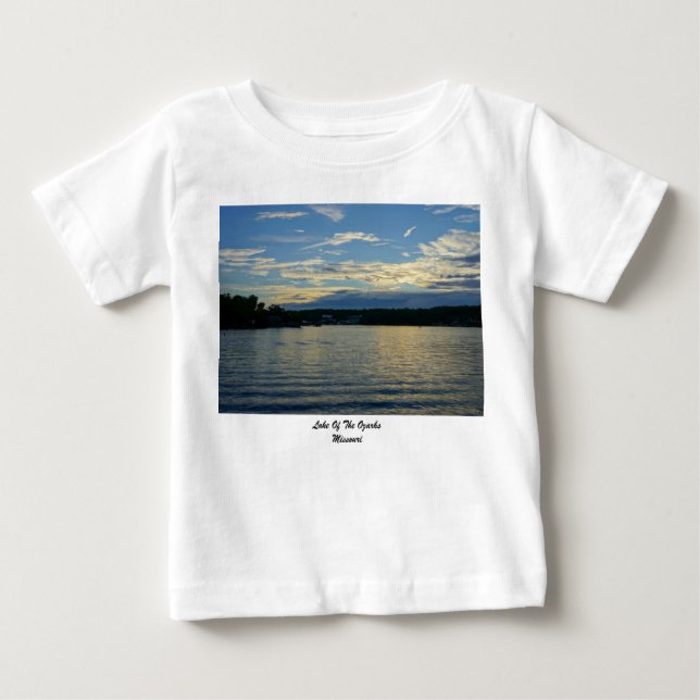 Lake Of The Ozarks Blue Sunset Baby T-Shirt (Front)