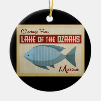 Lake of the Ozarks Fish Vintage Travel