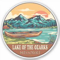 Lake of the Ozarks Missouri Boating Fishing Emblem