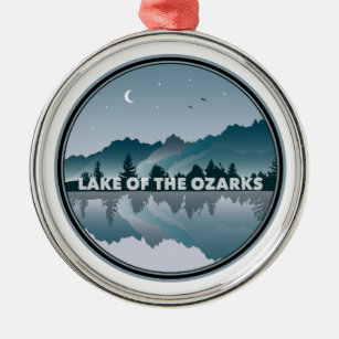 Lake Of The Ozarks Missouri Reflection Metal Ornament