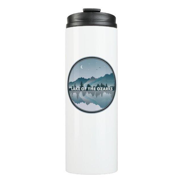 Lake Of The Ozarks Missouri Reflection Thermal Tumbler (Front)