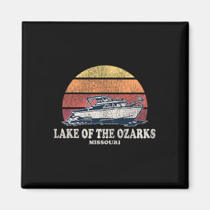 Lake Of The Ozarks Mo Vintage Boating 70s Retro Bo Magnet