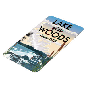 Lake of the Woods USA canada Magnet