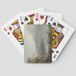 Lake of Vico Between Rome and Florence, 1783 (grap Playing Cards