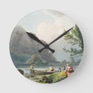 Lake of Wyndermere, from 'The Romantic and Picture Round Clock