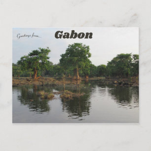 Lake Oguemoué in Gabon Postcard