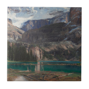 Lake O'Hara by John Singer Sargent, Victorian Art Ceramic Tile