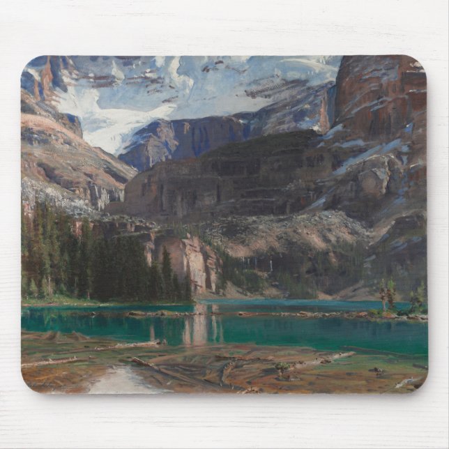 Lake O'Hara by John Singer Sargent, Victorian Art Mouse Pad (Front)