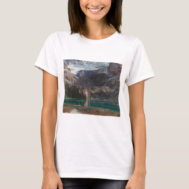 Lake O'Hara by John Singer Sargent, Victorian Art T-Shirt (Front)