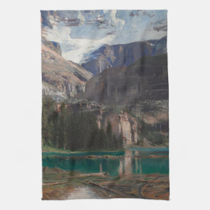 Lake O'Hara by John Singer Sargent, Victorian Art Tea Towel
